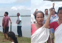লখিমপুৰৰ ঘূণাসুঁতিত এন এইছ পি চিৰ ঠিকাদাৰৰ বিৰুদ্ধে উত্তাল প্ৰতিবাদ